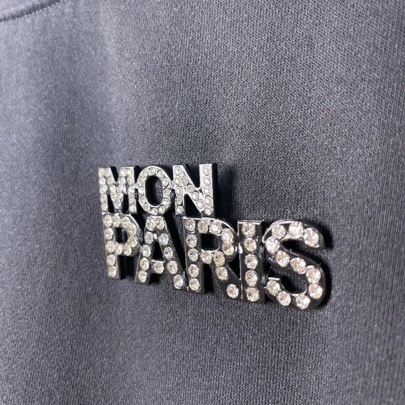 H&M Mon Paris Embellished Graphic Sweatshirt - Picture 11 of 12